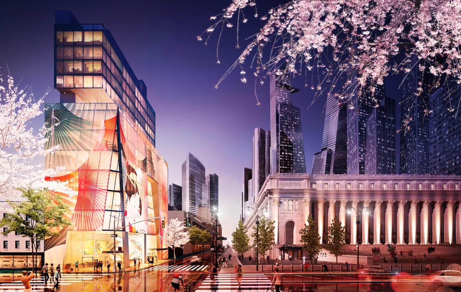 Mysterious ‘Japan Land’ renderings reveal a lantern-inspired building near Penn Station