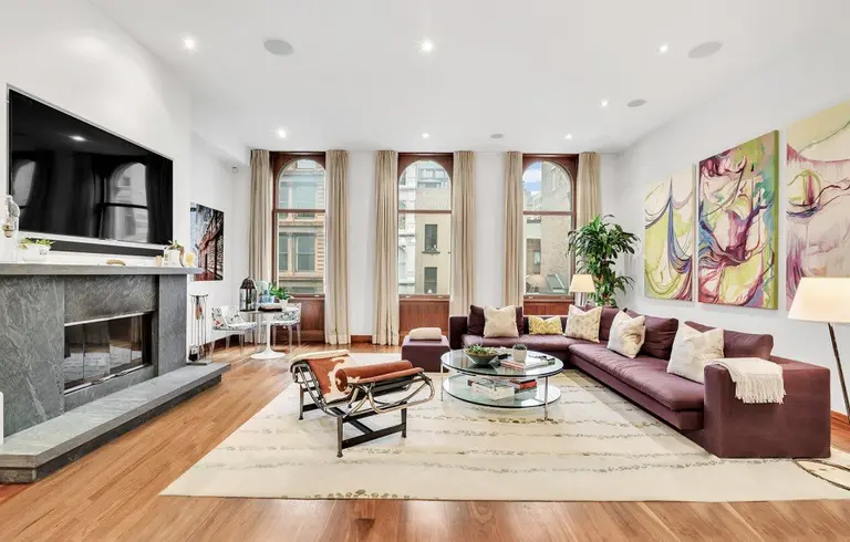 Live upstairs from Bethenny Frankel in this $4.75M Soho loft