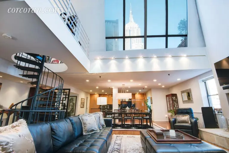 $5M Nomad apartment boasts a skylight with views of the Empire State Building