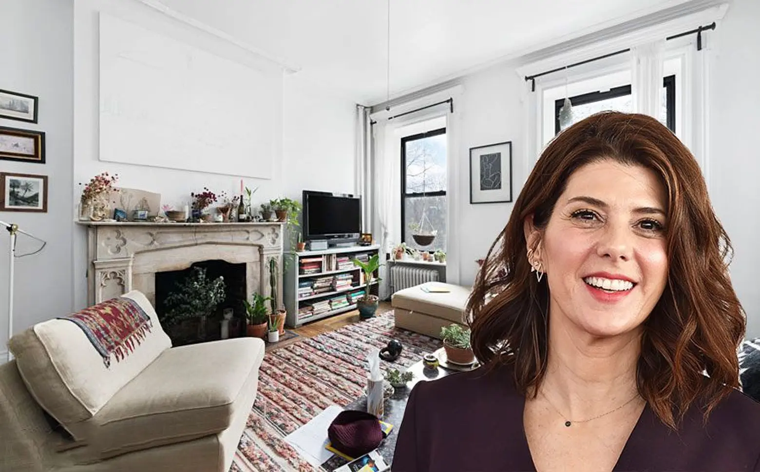 Marisa Tomei’s former East Village townhouse is back on the market for $6.85M