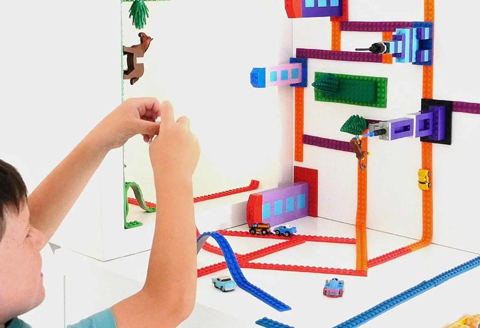 Nimuno tape transforms any surface into LEGO-friendly territory
