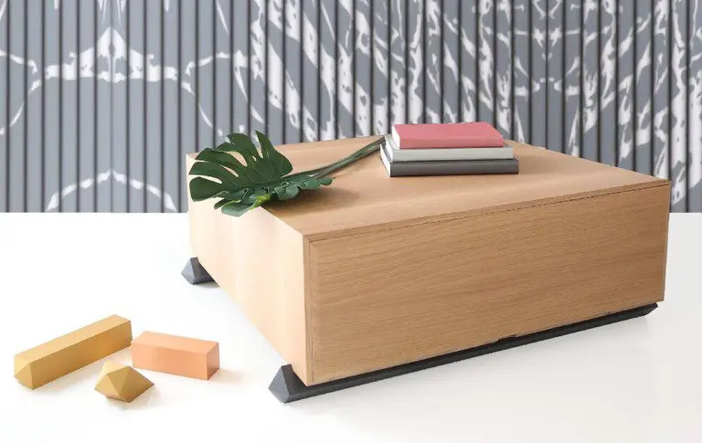 Stackable furniture line from Debra Folz Design makes storage stylish