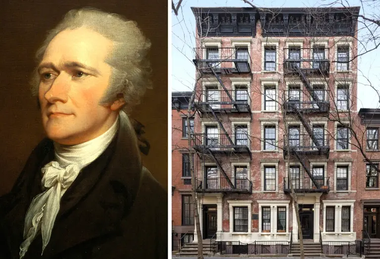 Rent in the Greenwich Village building where Alexander Hamilton purportedly spent his final day