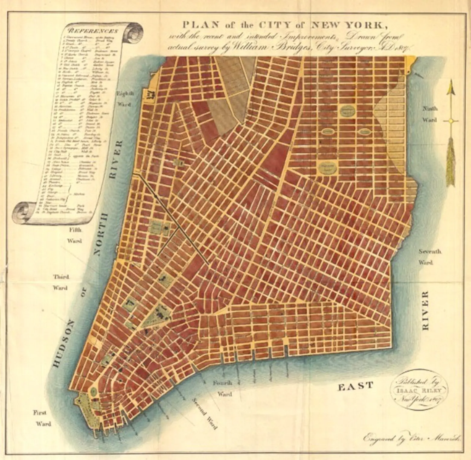 On this day in 1811, the Manhattan Street Grid became official