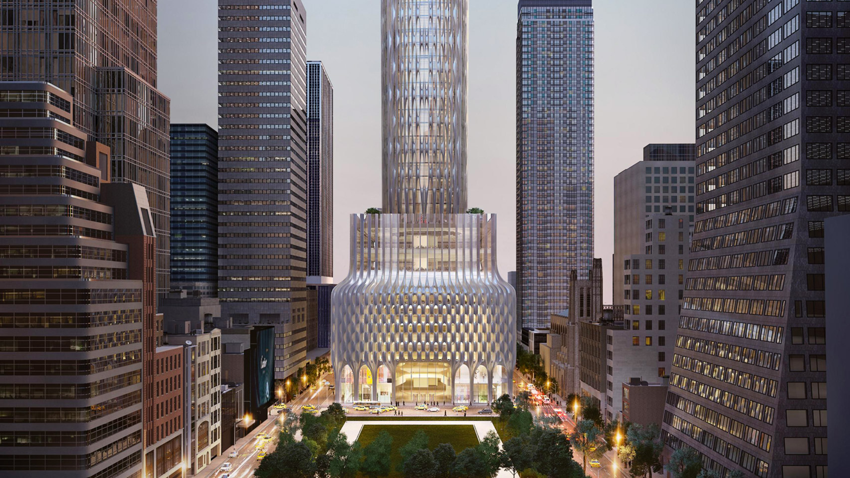 Kushner Cos. vision for 666 Fifth Avenue has Zaha Hadid design and 