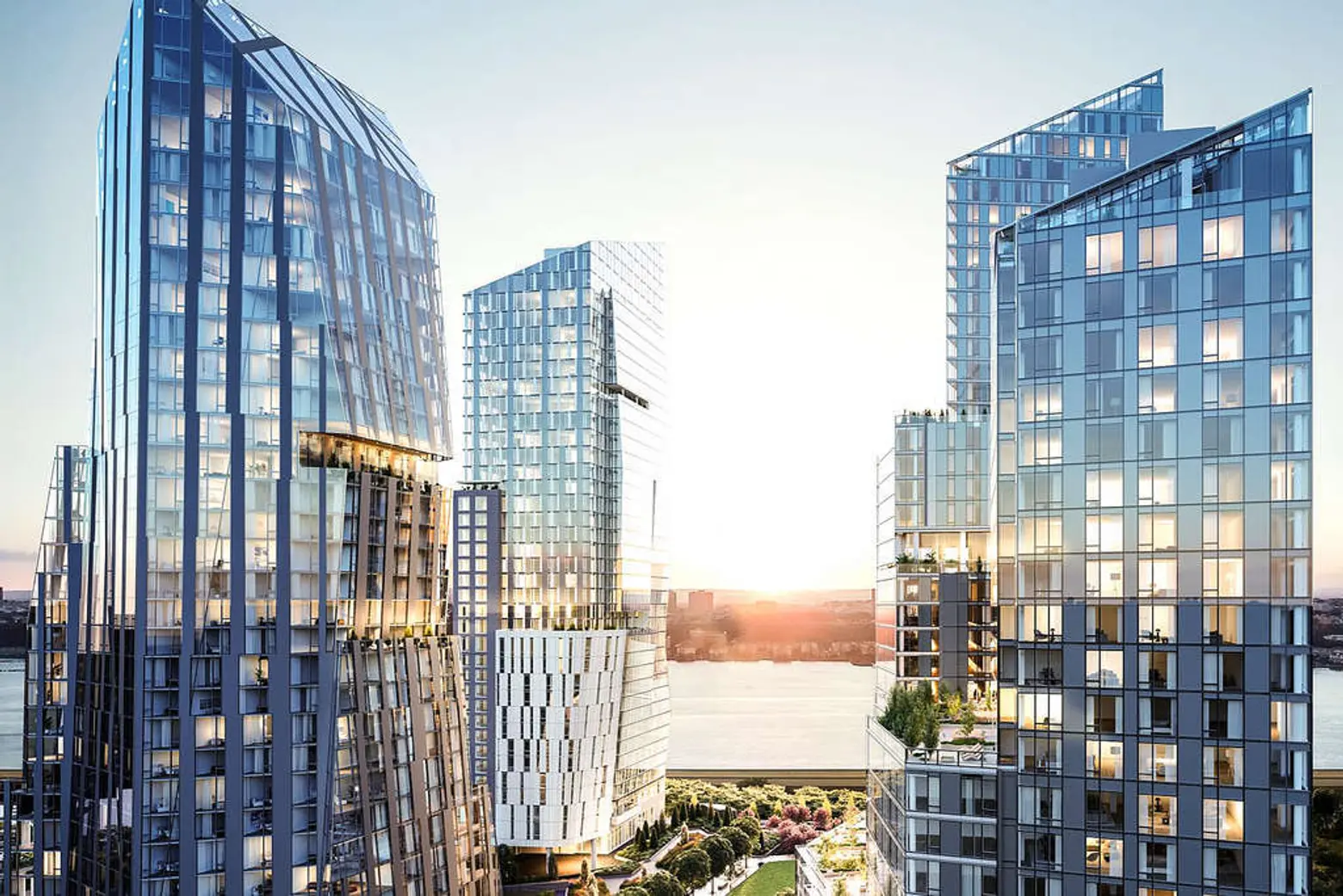 First look at the interiors of Waterline Square’s trio of towers