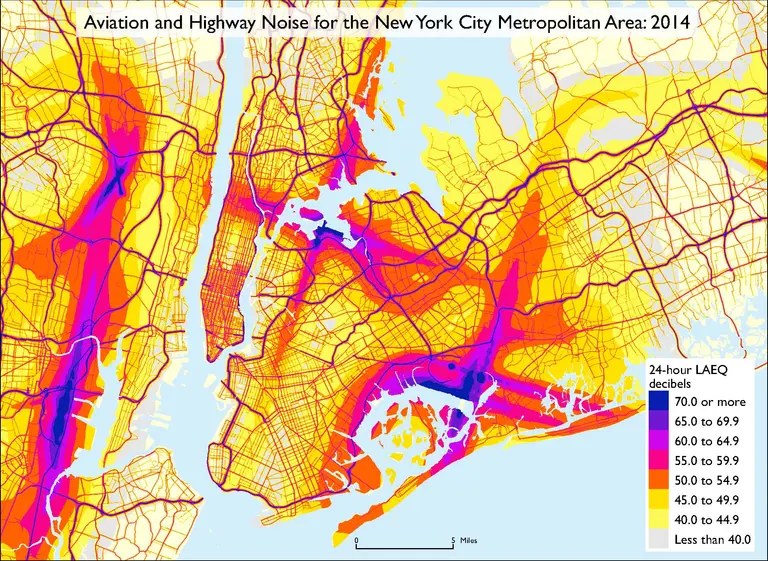 Noise pollution is worse in Jersey than NYC according to new DOT map