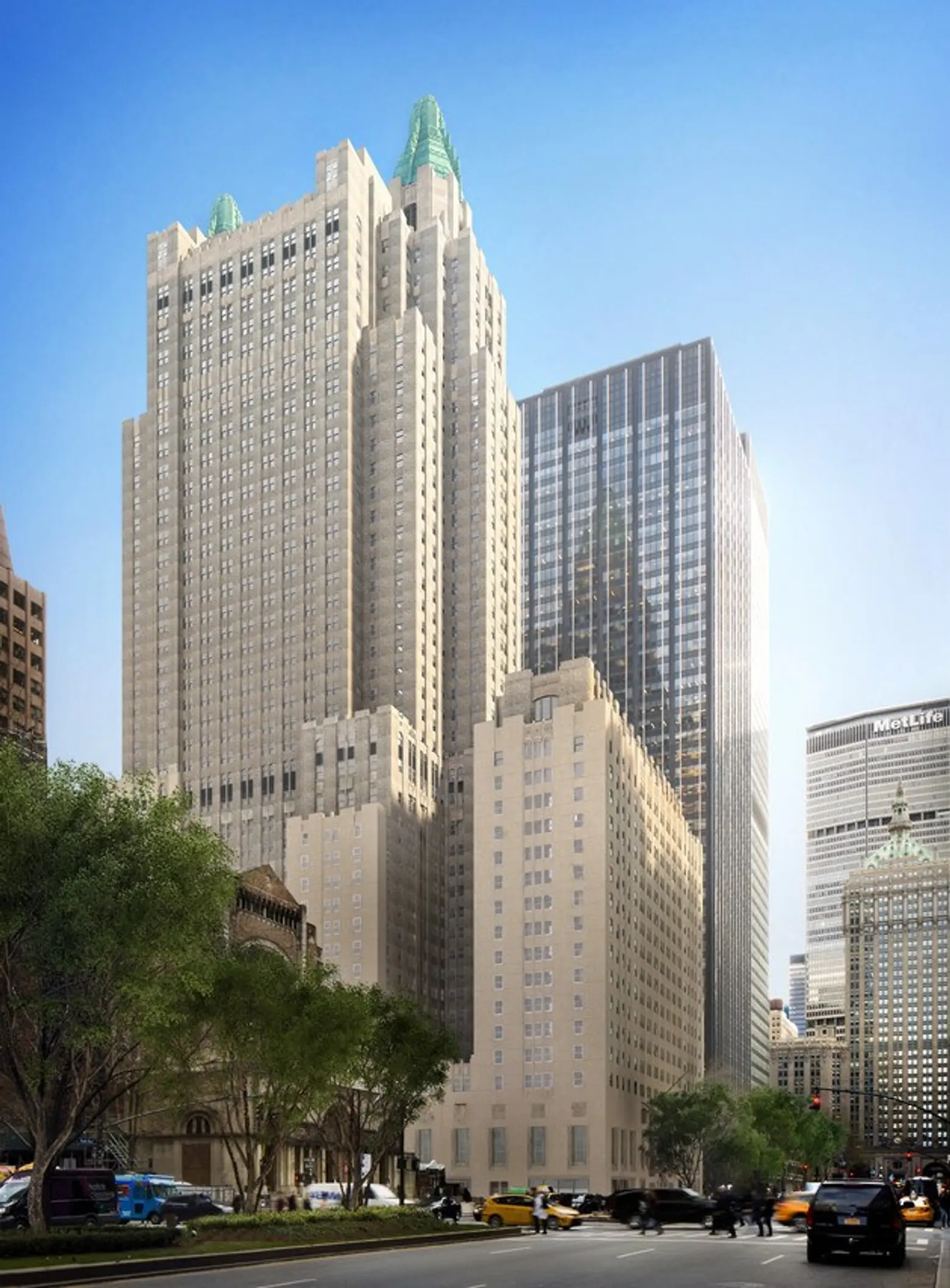 Waldorf Astoria renovation, Skidmore Owings & Merrill, Anbang Insurance Group, Pierre-Yves Rochon