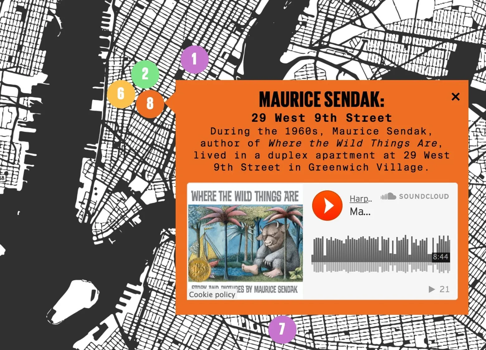 Explore the homes of NYC’s notable writers with an audio-narrated tour
