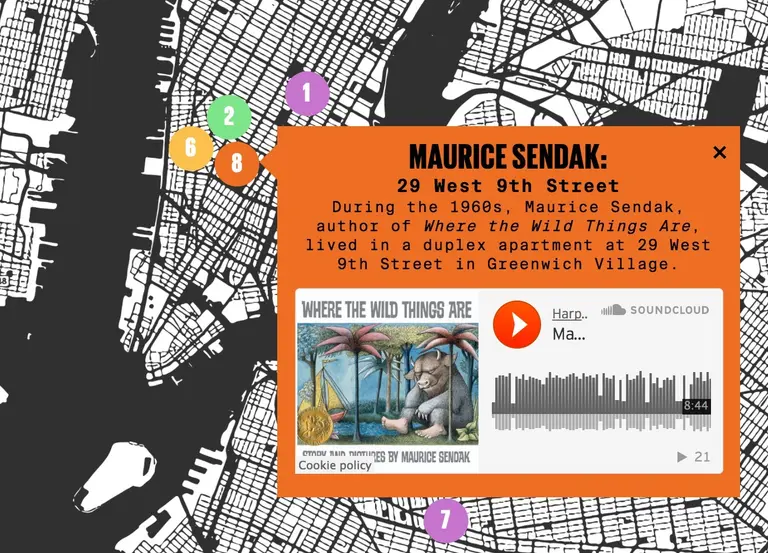 Explore the homes of NYC’s notable writers with an audio-narrated tour