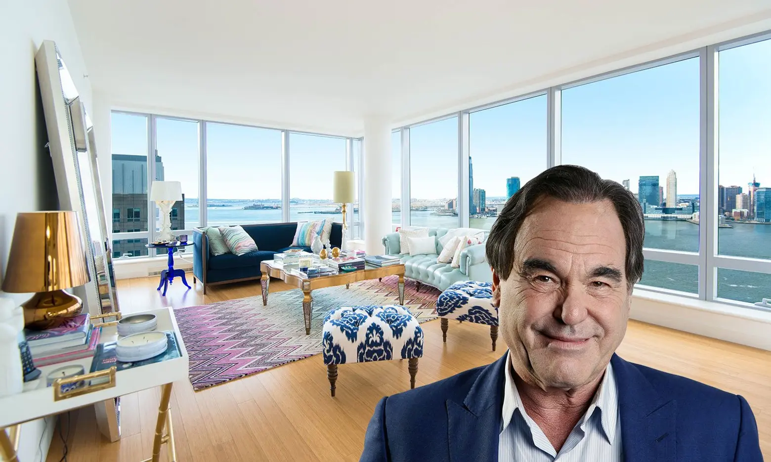 Oscar-winning filmmaker Oliver Stone pays $4M for Battery Park City condo with views for days
