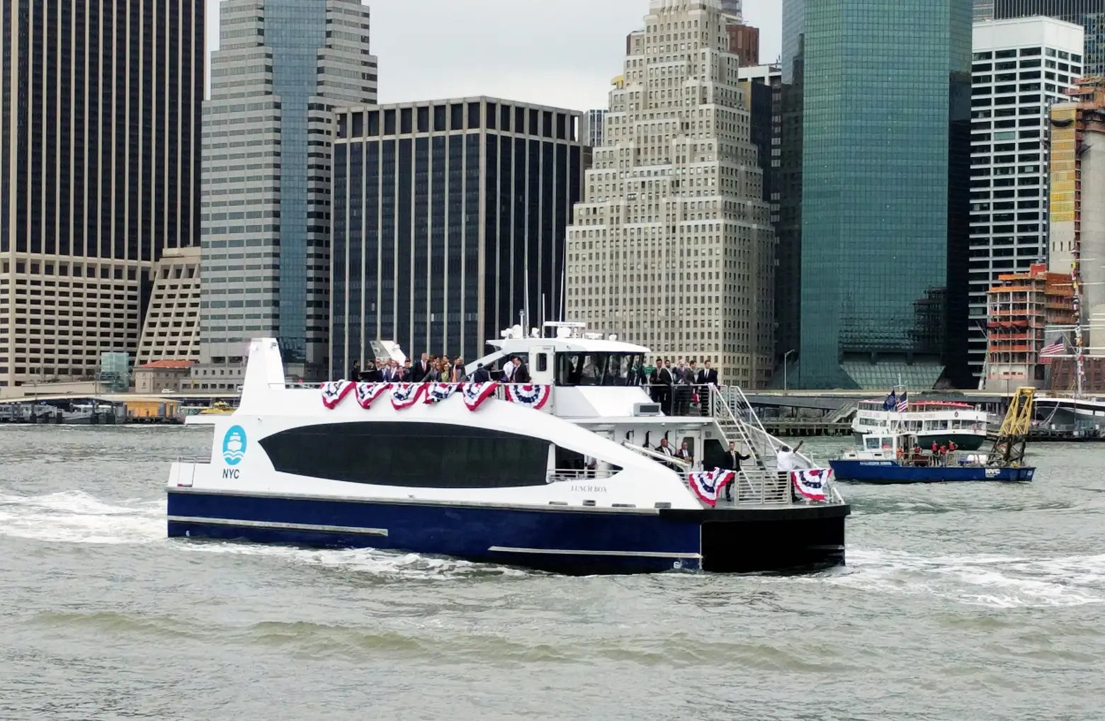 New York's first citywide ferry, citywide ferry, nyc ferry, hornblower nyc ferry