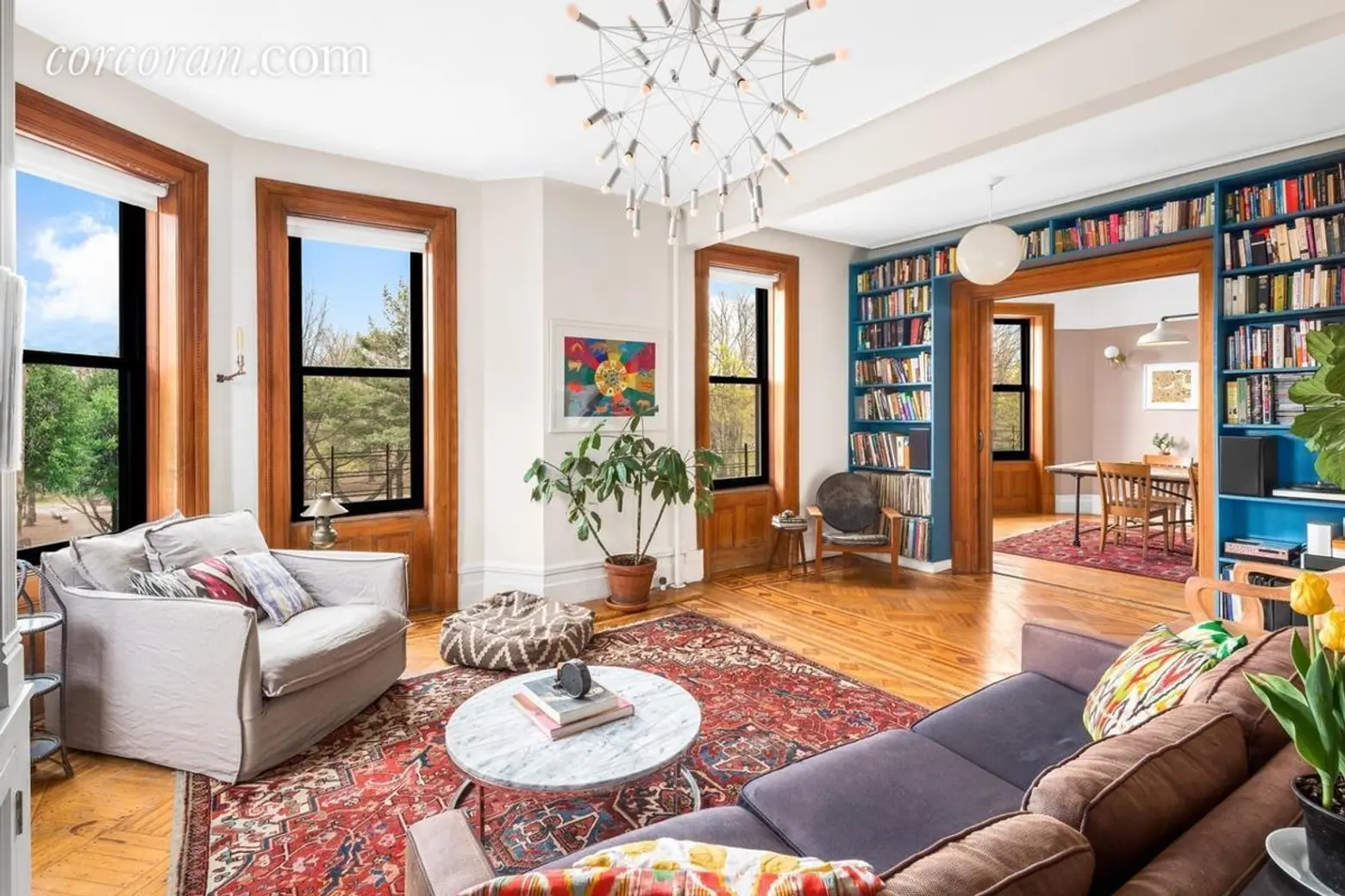 Cheery Prospect Park condo is house-sized with a smart layout and sophisticated details