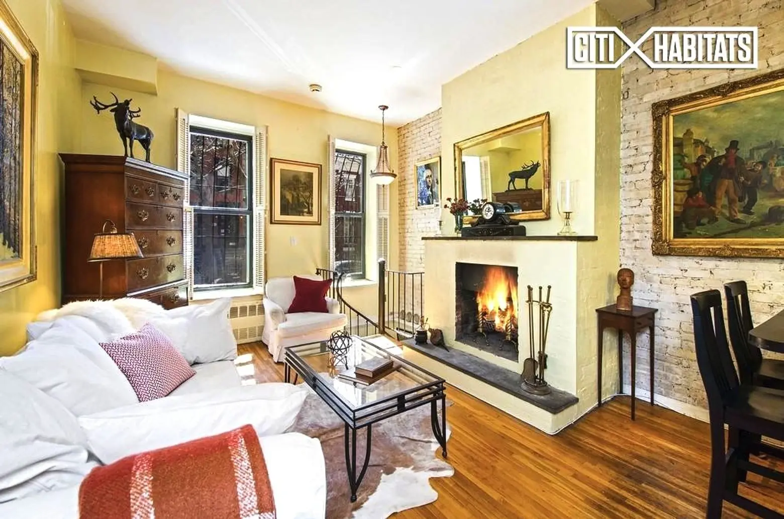 This cozy duplex within a Yorkville brownstone is asking a reasonable $695K