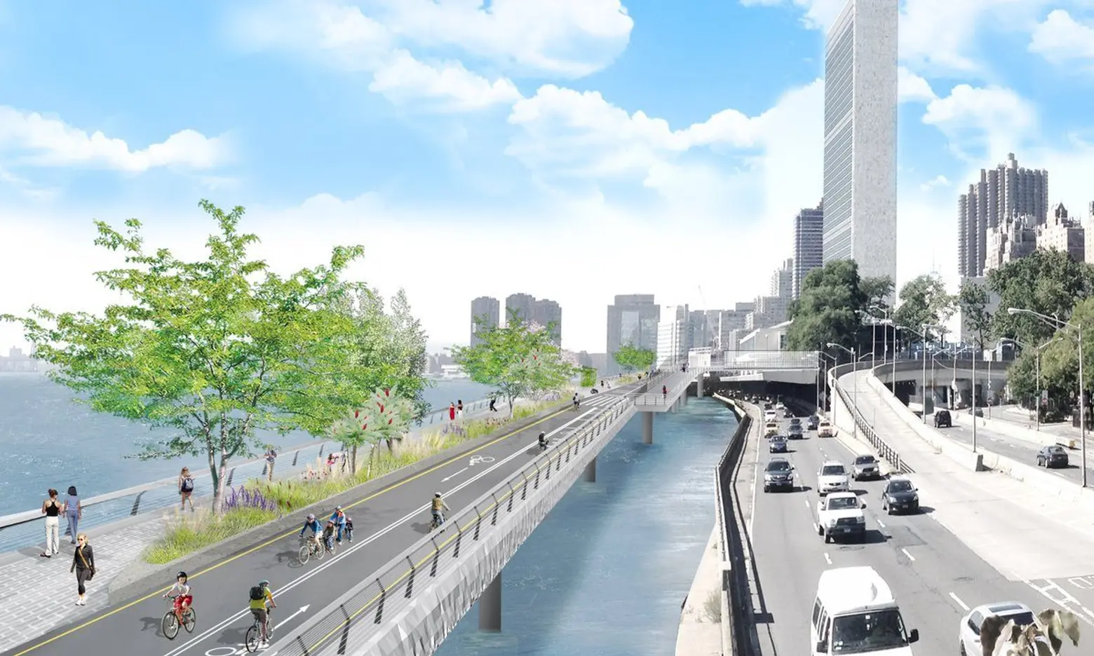 City will spend $100M on a new esplanade to close the gap along Manhattan’s East River greenway
