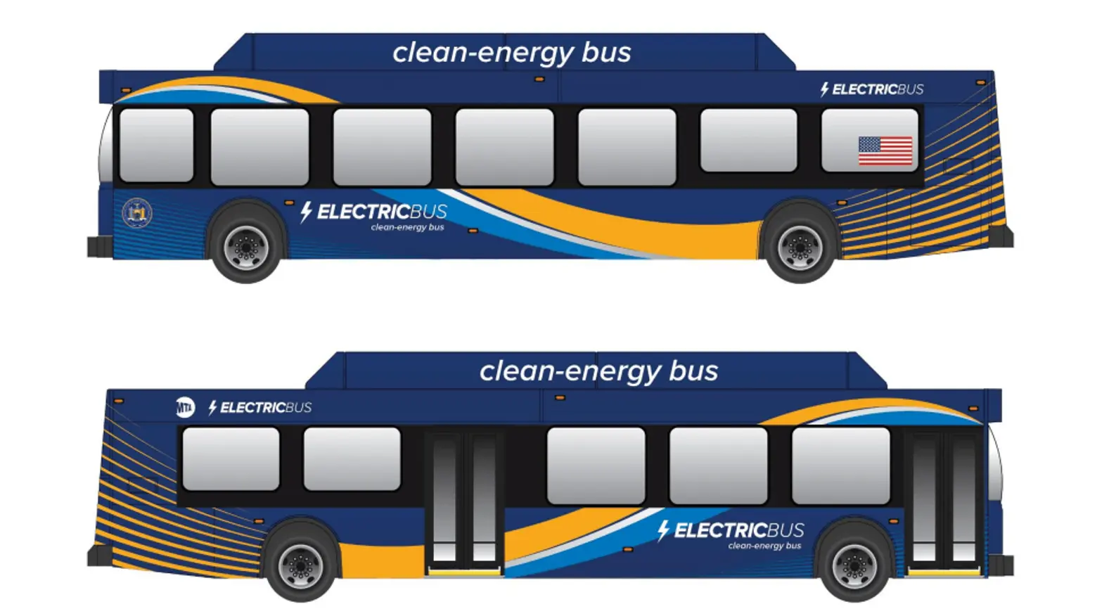 MTA electric bus, green buses, andrew cuomo