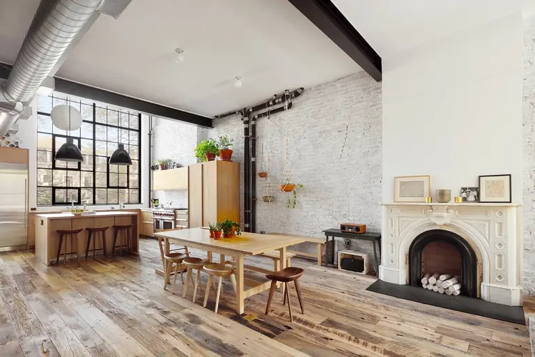 You can rent this magical Clinton Hill townhouse with a renovation from loft heaven for a celestial $16K a month