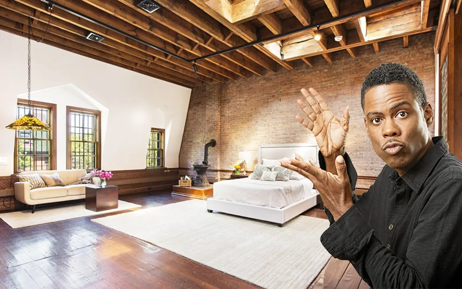 Comedian Chris Rock lists Clinton Hill carriage house for $3.85M