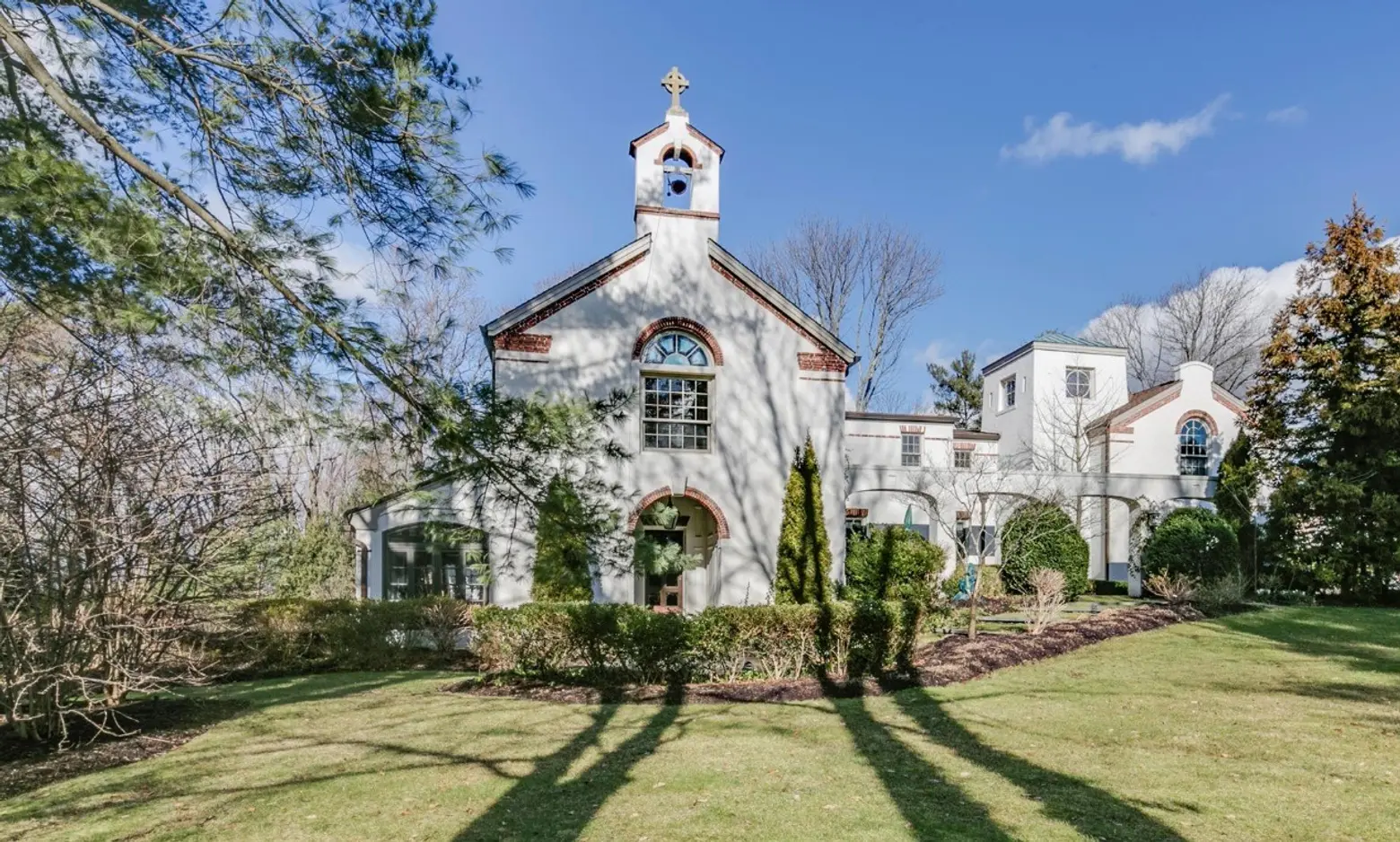 Stanford White-designed chapel, once part of the Edwin D. Morgan estate, is now a home asking $3.25M