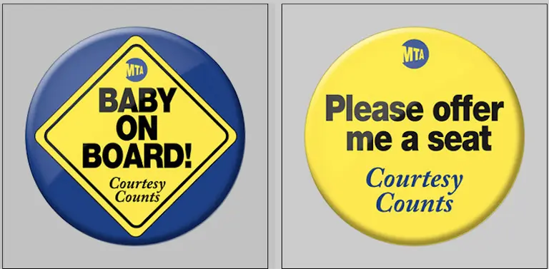 MTA releases ‘Baby on Board’ buttons for pregnant subway riders