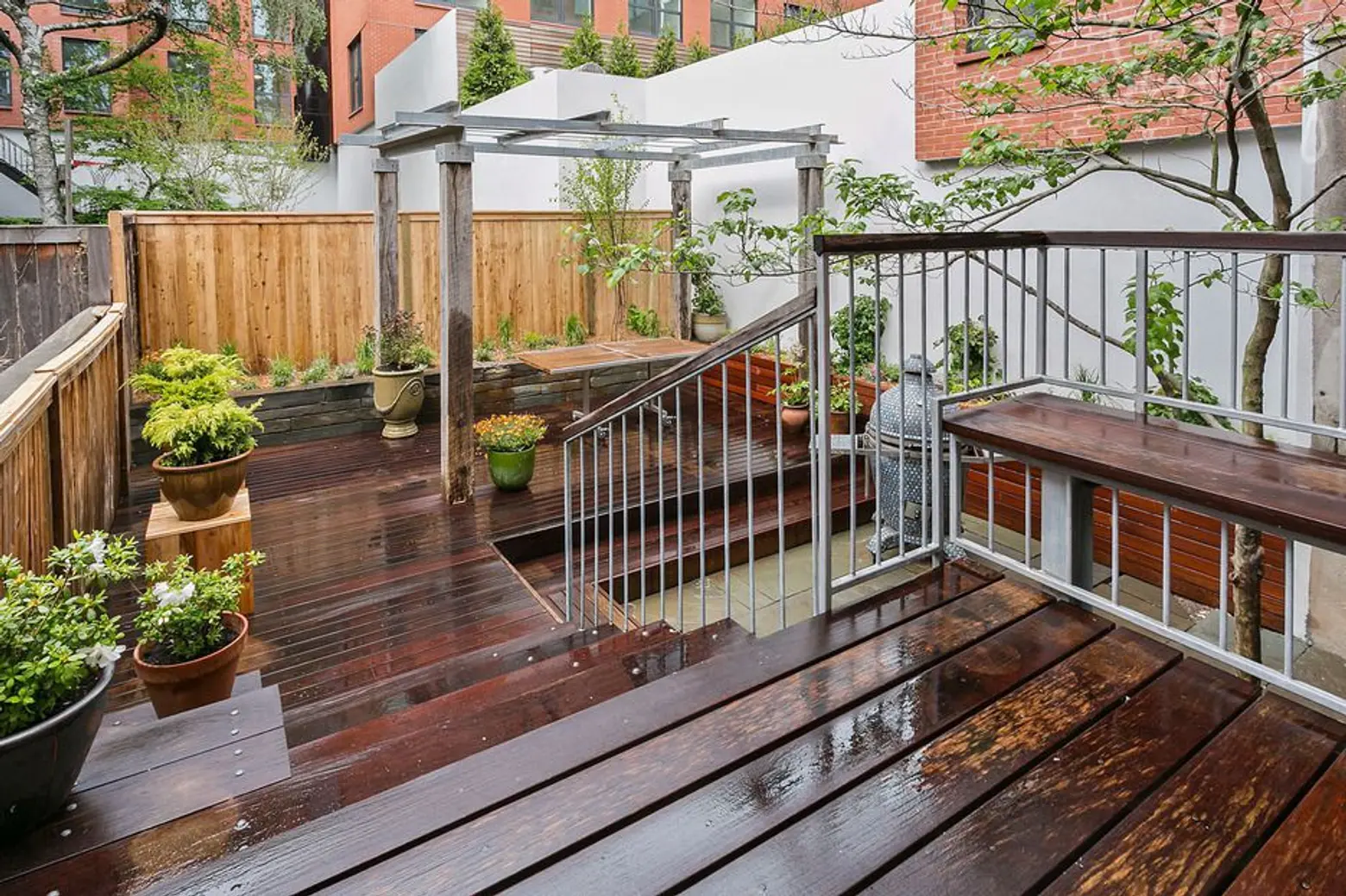 $3M Boerum Hill townhouse is ready for summer with a deck, backyard, and roof deck