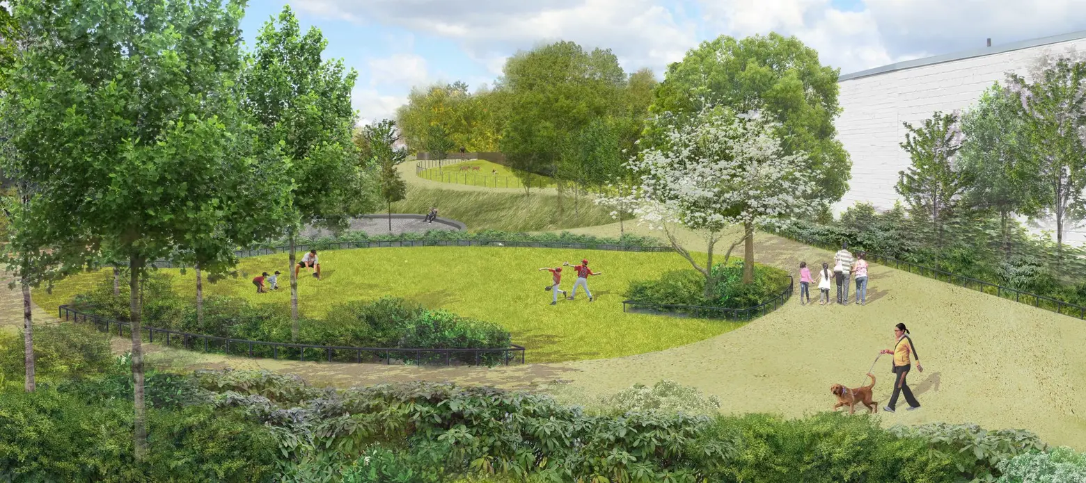 REVEALED: See new renderings of the QueensWay elevated park