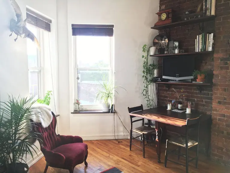 $625K Prospect Heights apartment with its own roof access is lovely as can be