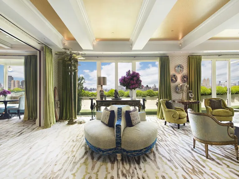 Late billionaire’s ex lists spectacular Stanhope penthouse with five terrace gardens for $65M