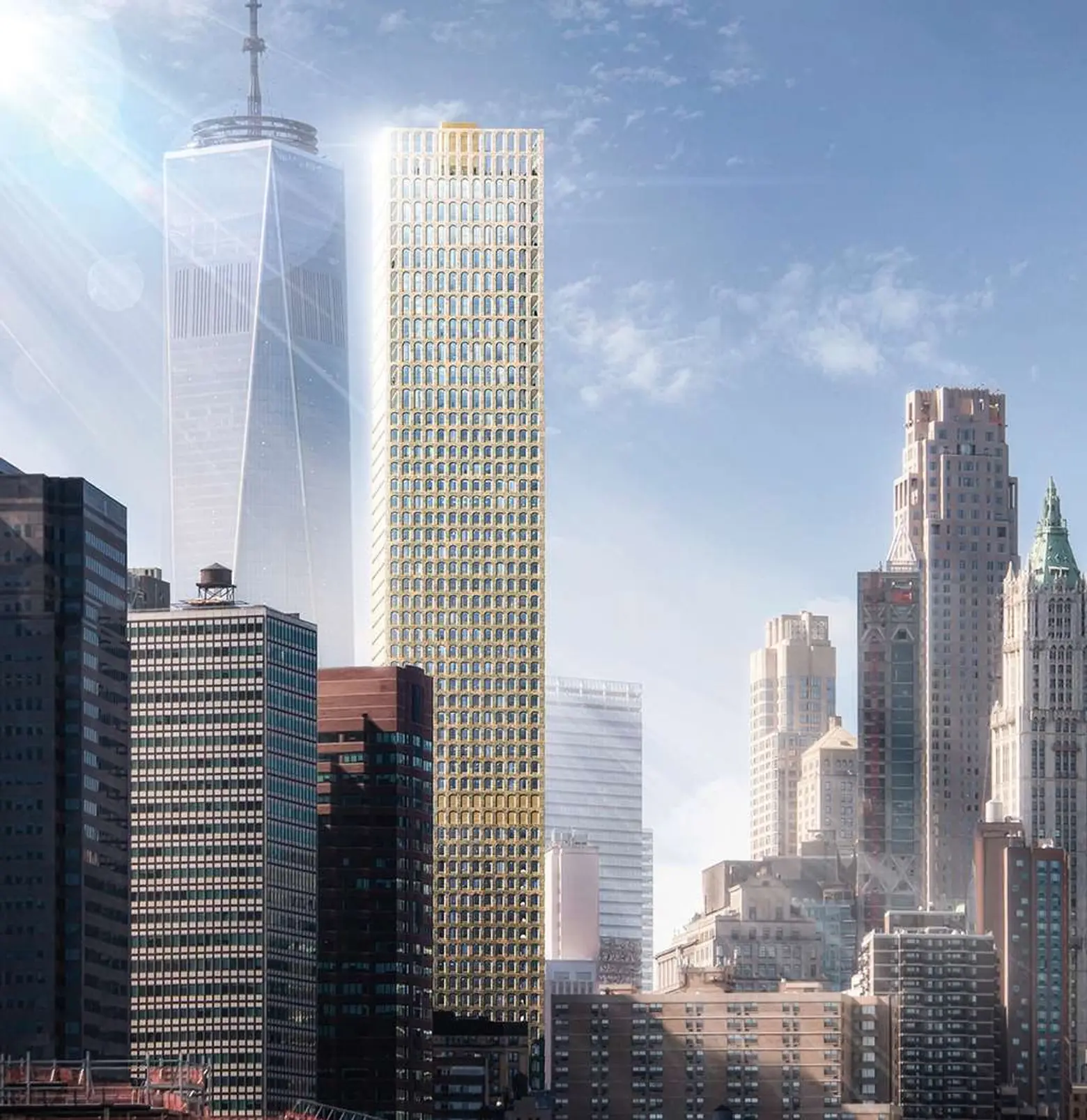 REVEALED: Early studies of David Adjaye’s Wall Street Tower, his first skyscraper in NYC