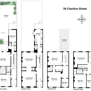 39 Charlton Street, West Village, Historic Homes, Cool listings, townhouses