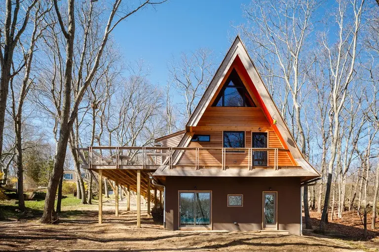 Doon Architecture turned a run-down A-frame cabin into a family-friendly Hamptons home