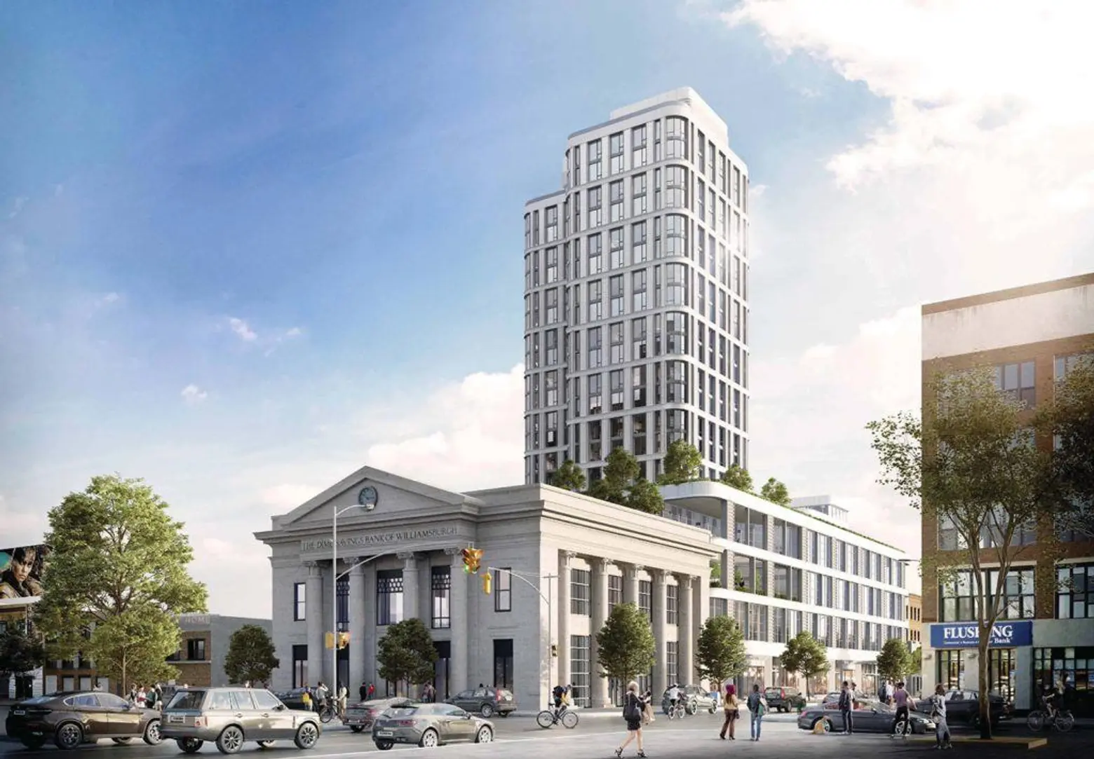 REVEALED: 23-story tower at South Williamsburg’s Dime Savings Bank site