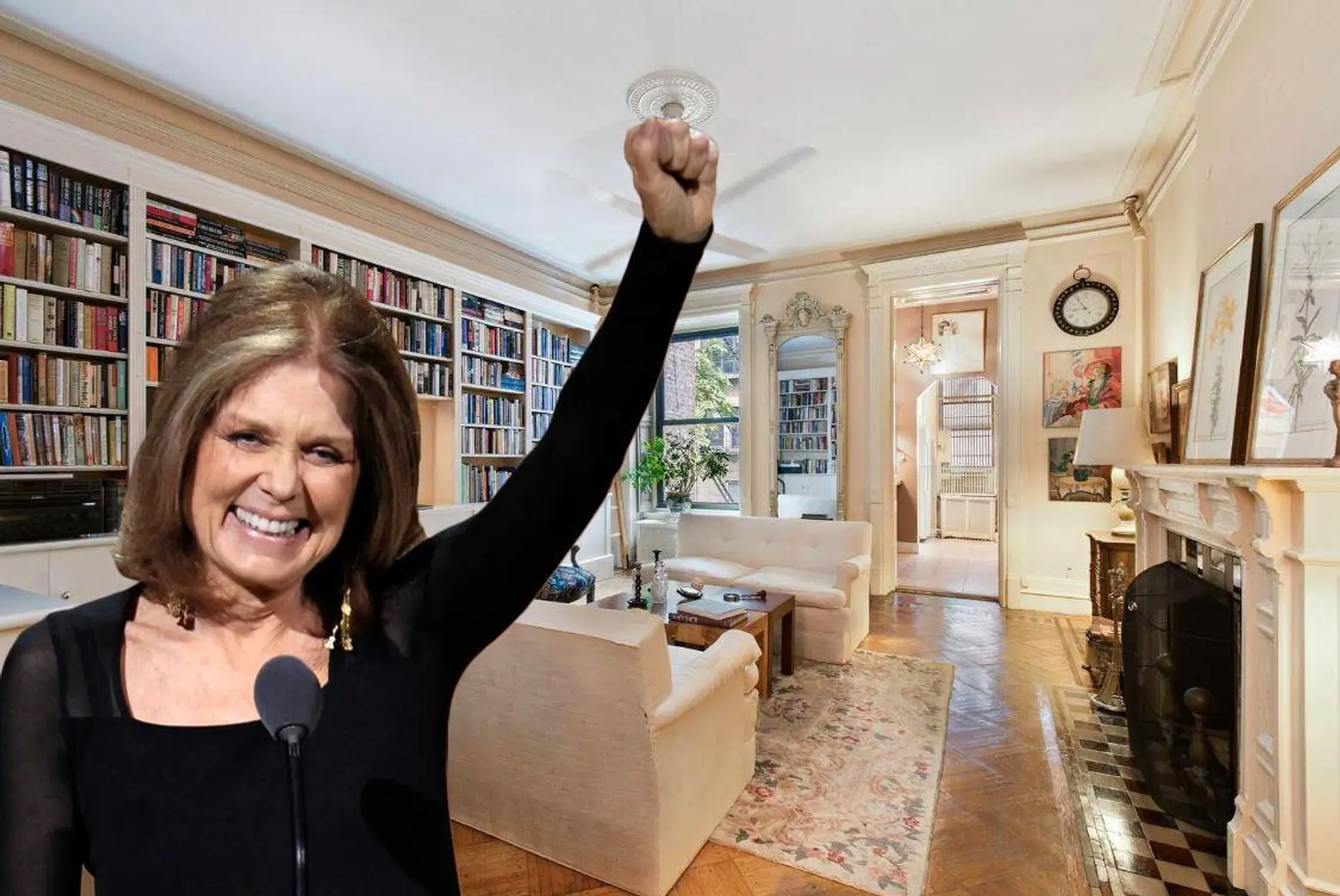 Gloria Steinem scoops up another floor in her Upper East Side brownstone for $1.1M