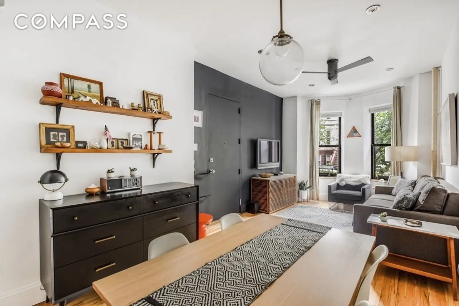 $1.3M for a sleek two bedroom with a custom designed backyard in Park Slope