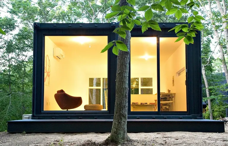 MB Architecture built this Hamptons art studio from two shipping containers