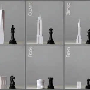 skyline chess, nyc architecture, products