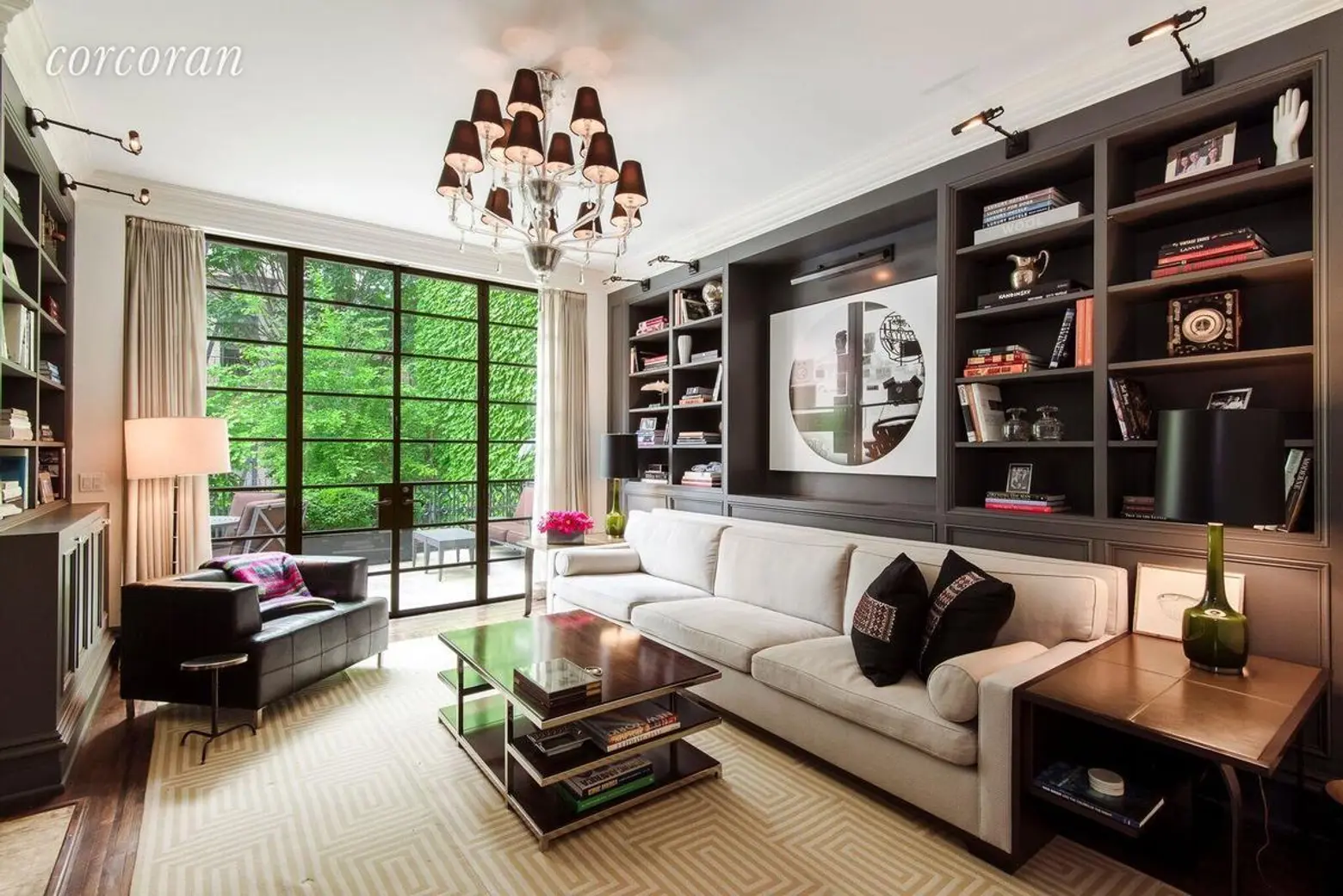 33 Charles Street, West Village, Cool listings, Celebrities, Hilary Swank, Townhouses, outdoor space, interiors