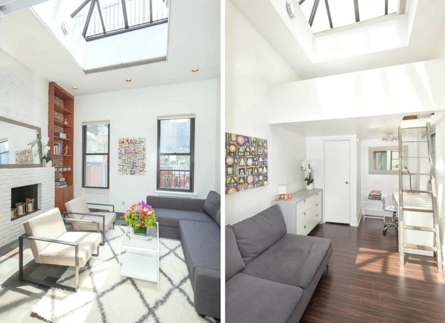 ‘Apartment in the sky’ with lofts and skylights asks $625K in Hell’s Kitchen