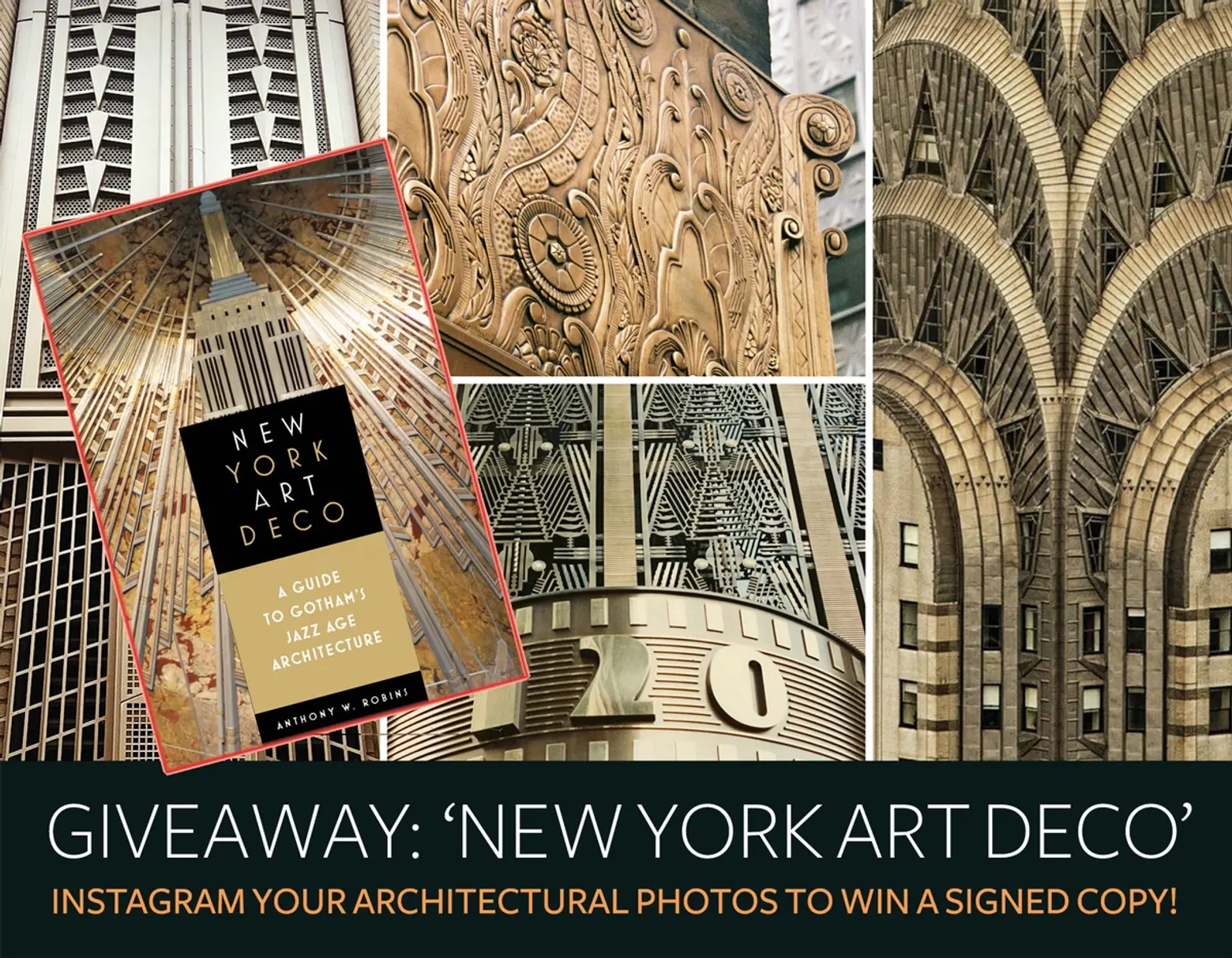 LAST CHANCE: Instagram your architectural photos to win a signed copy of ‘New York Art Deco’
