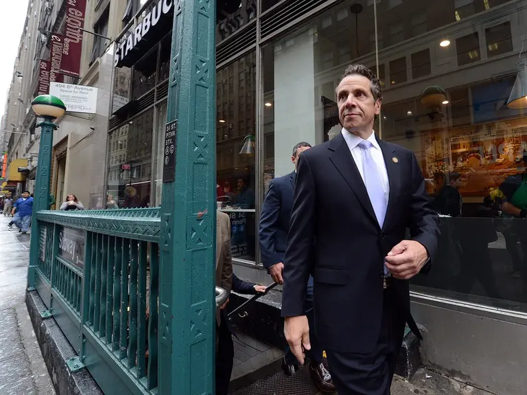 Cuomo says New York City is responsible for subway system, not the state