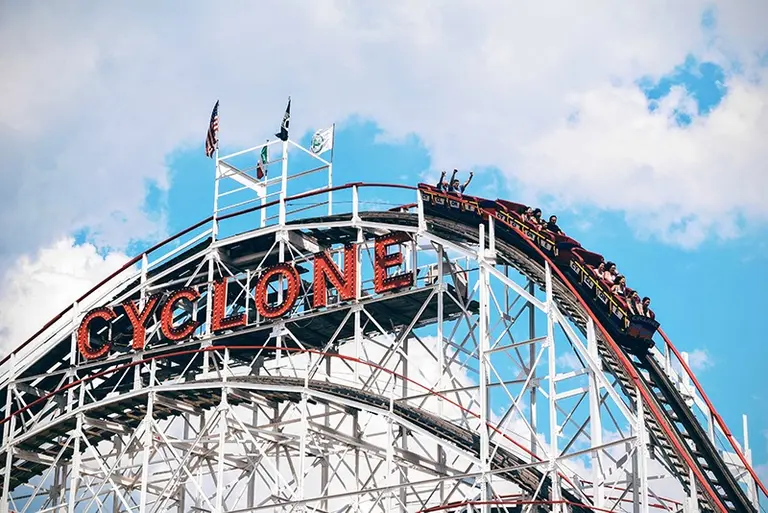 90 years ago today, Coney Island’s iconic Cyclone roller coaster opened