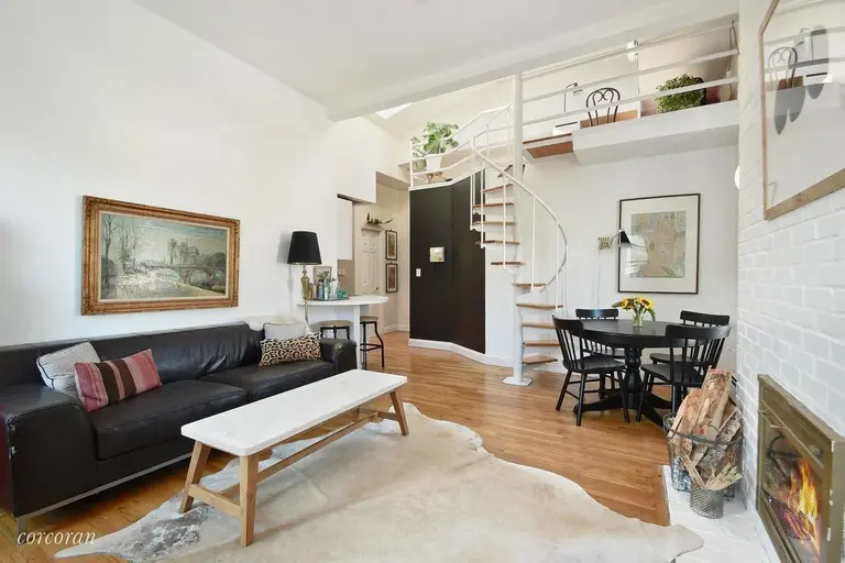 Hip loft with vaulted ceilings and a private roof deck asks $485K in Bay Ridge