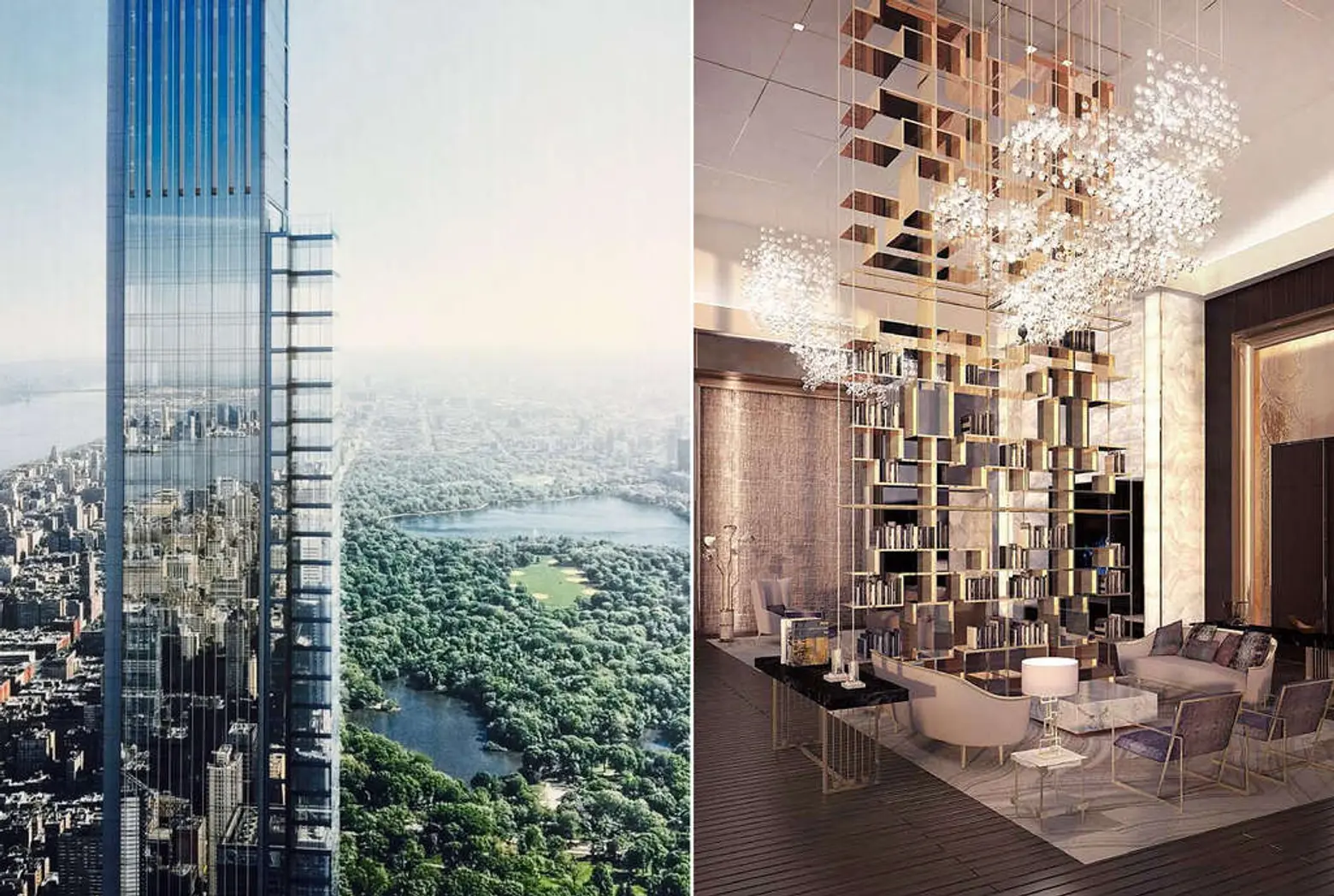 First look at Central Park Tower’s palatial amenity spaces and apartment layouts