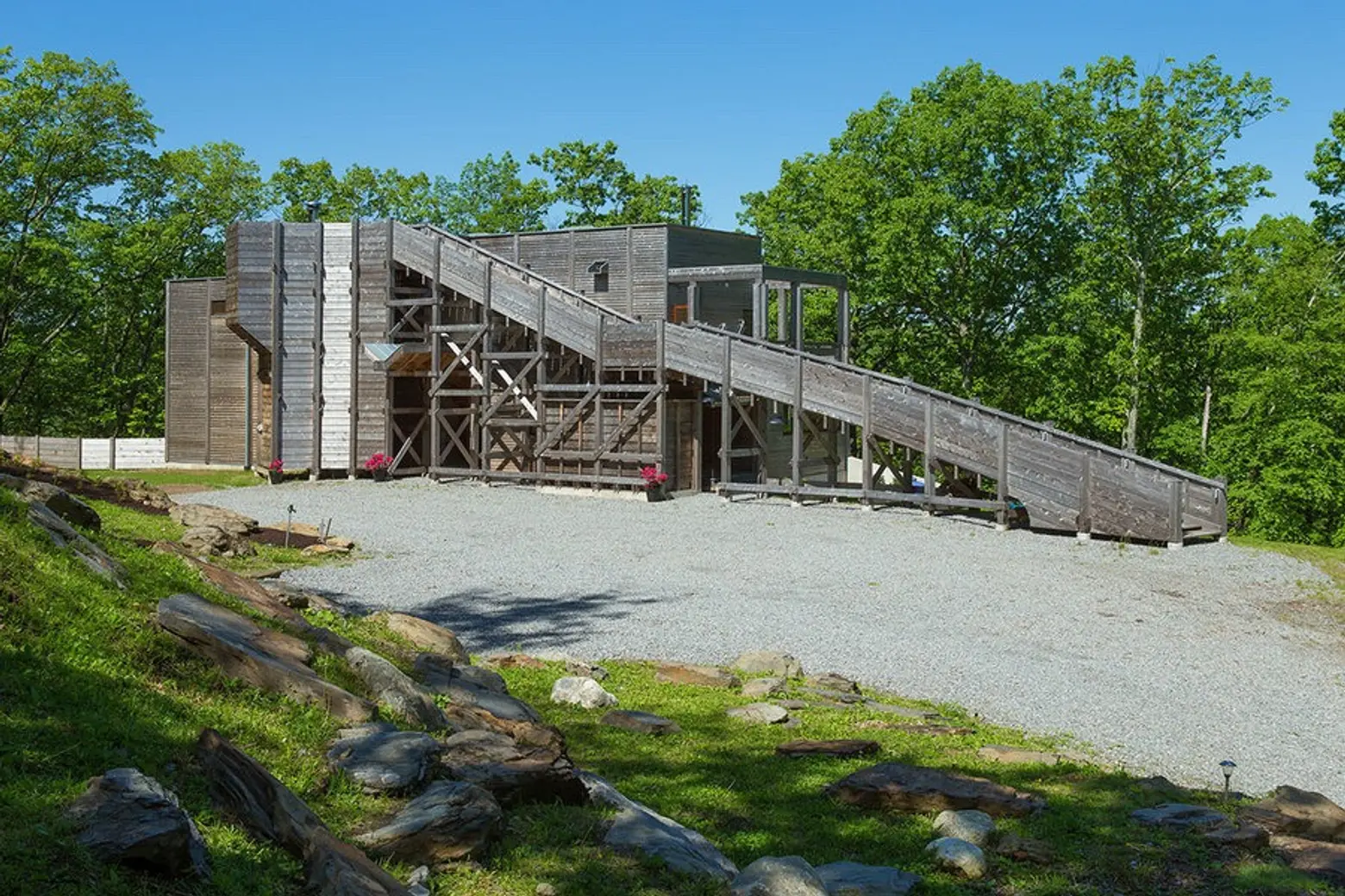 Nature informs modern design in this $6M upstate retreat with Scandinavian and Korean influences