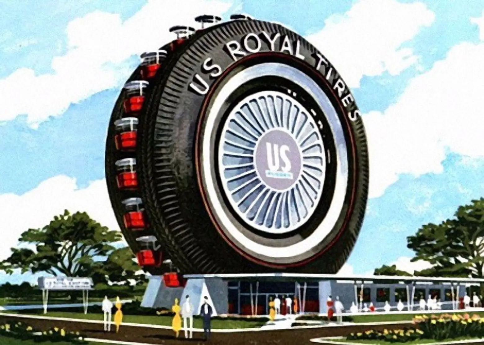 uniroyal giant tire, 1964 world's fair, ny world's fair