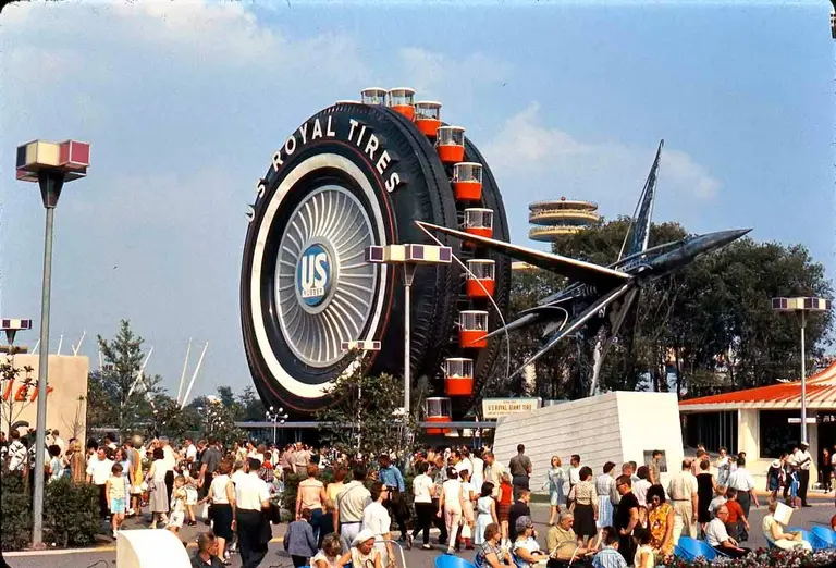 The world’s largest tire was used as a Ferris wheel at NYC’s 1964 World’s Fair