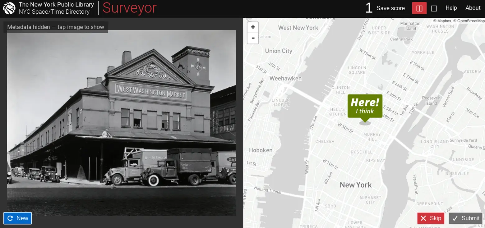 Help the NYPL geotag historic photos of New York City
