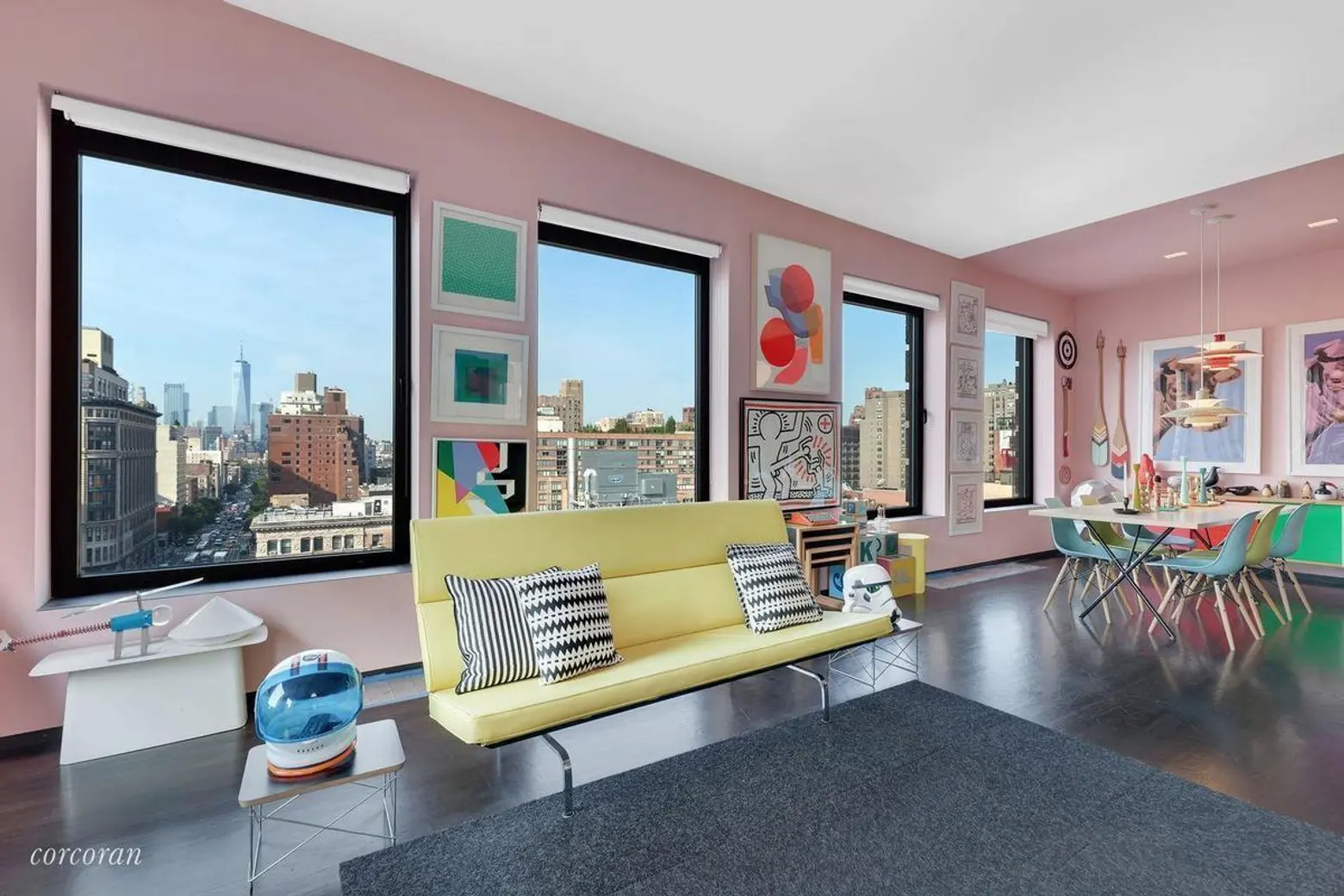 eBay exec’s madly mod and colorful Chelsea pad asks $2.2M