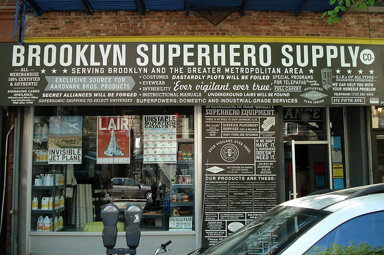 brooklyn superhero supply store, park slope, hidden attractions nyc