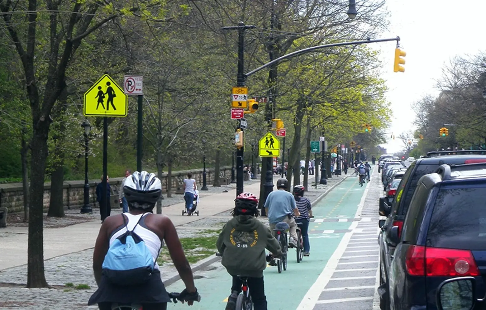25-mile expansion of protected bike lanes sets a record for 2017